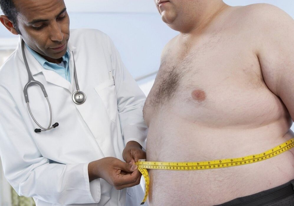 L'obésité est la cause d'une faible puissance et une raison de consulter un médecin